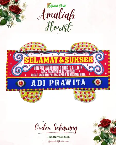 Papan Bunga Ucapan Selamat Cluster Harapan Indah
